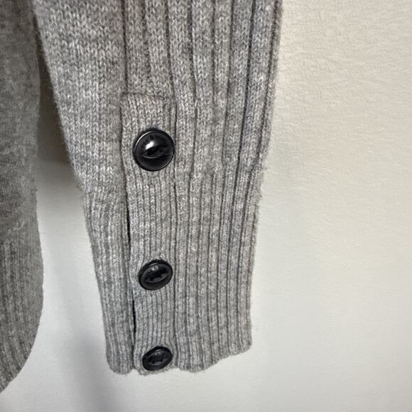 Rag & Bone Womens Dale Twist Tunic Sweater Size S Heather Gray Merino Wool - Picture 7 of 10